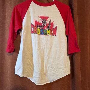 Raglan Shirt - Red and White